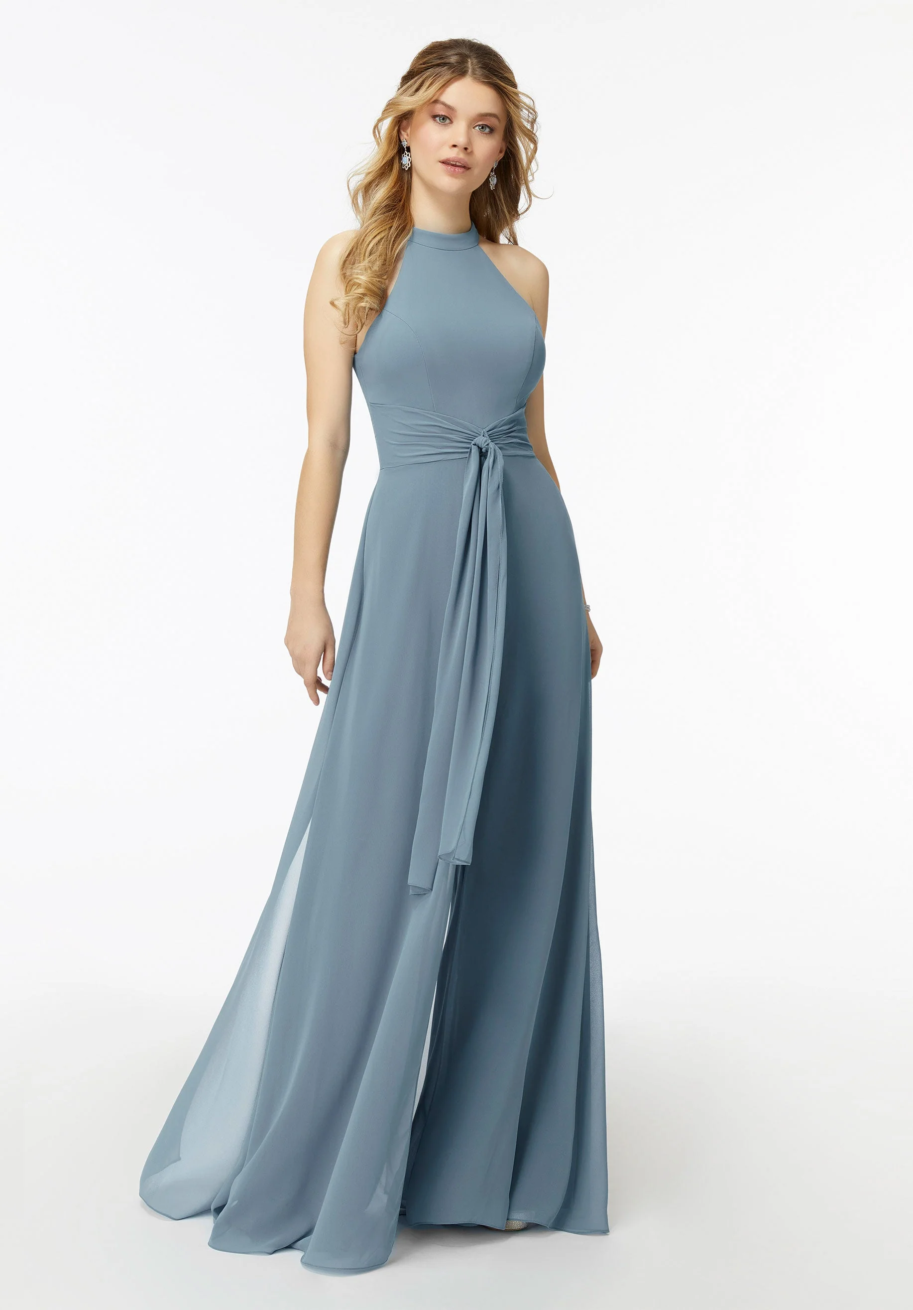 Halterneck Chiffon Jumpsuit - Image 45