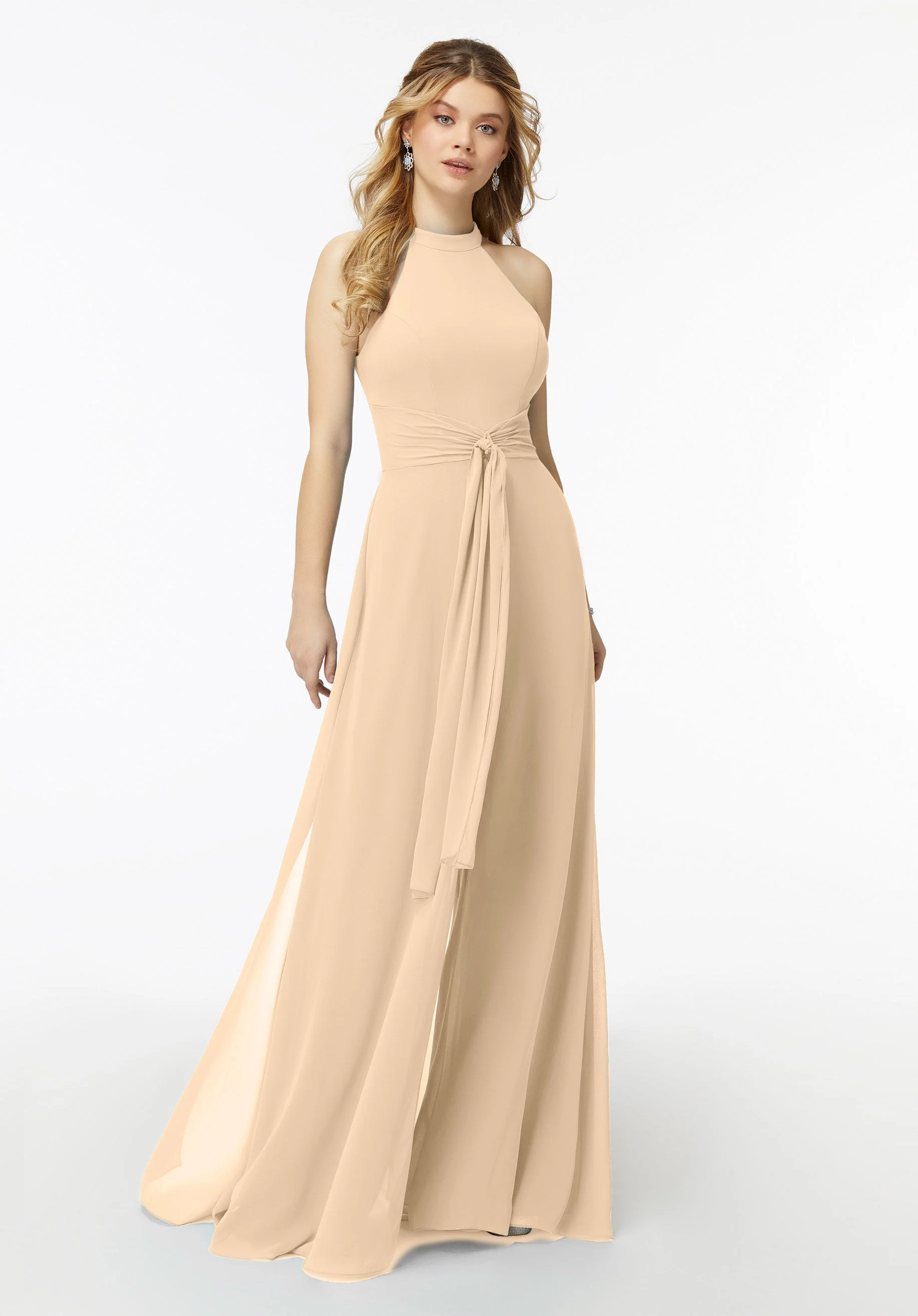 Halterneck Chiffon Jumpsuit - Image 5