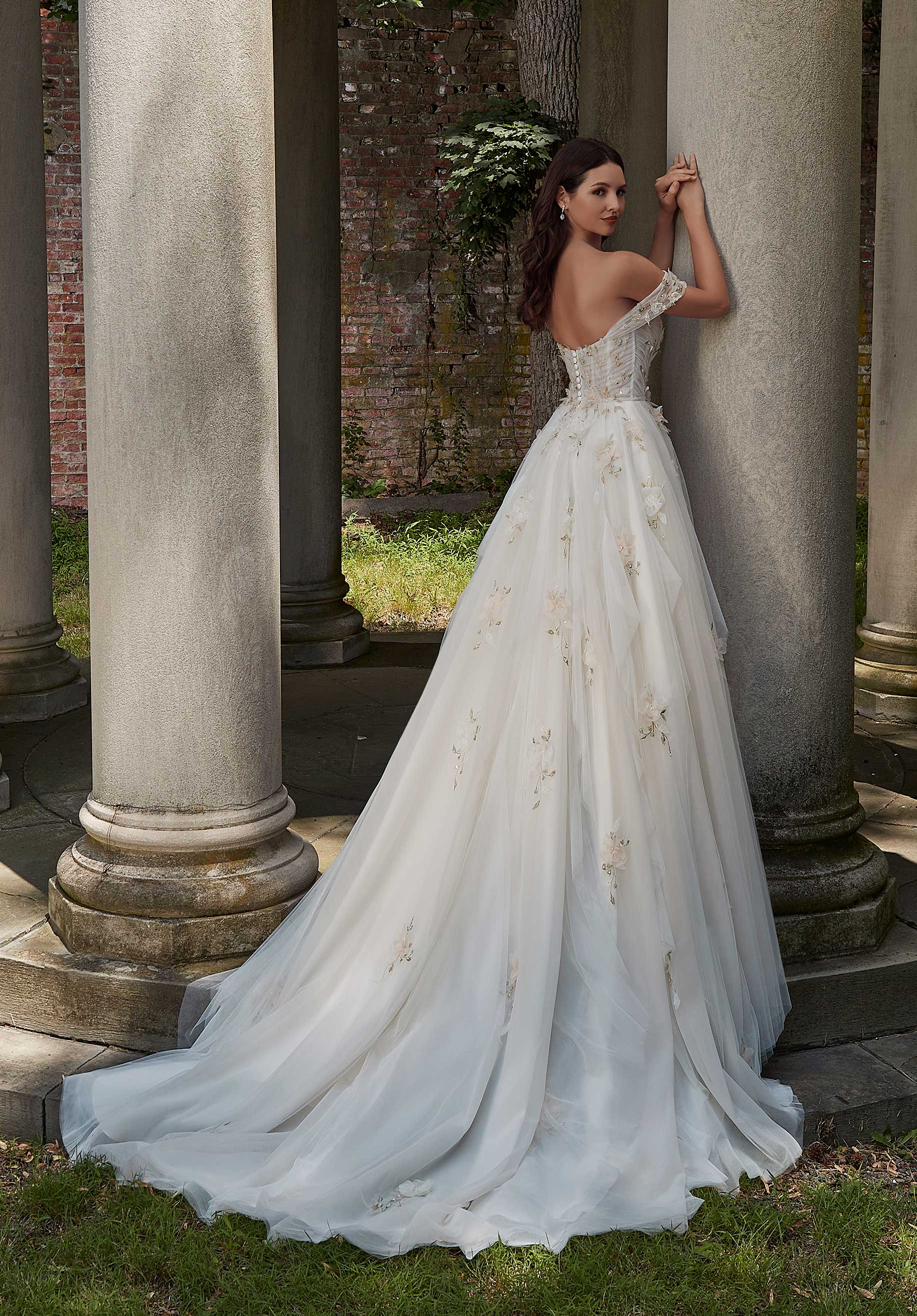 Petal Wedding Dress - Image 5