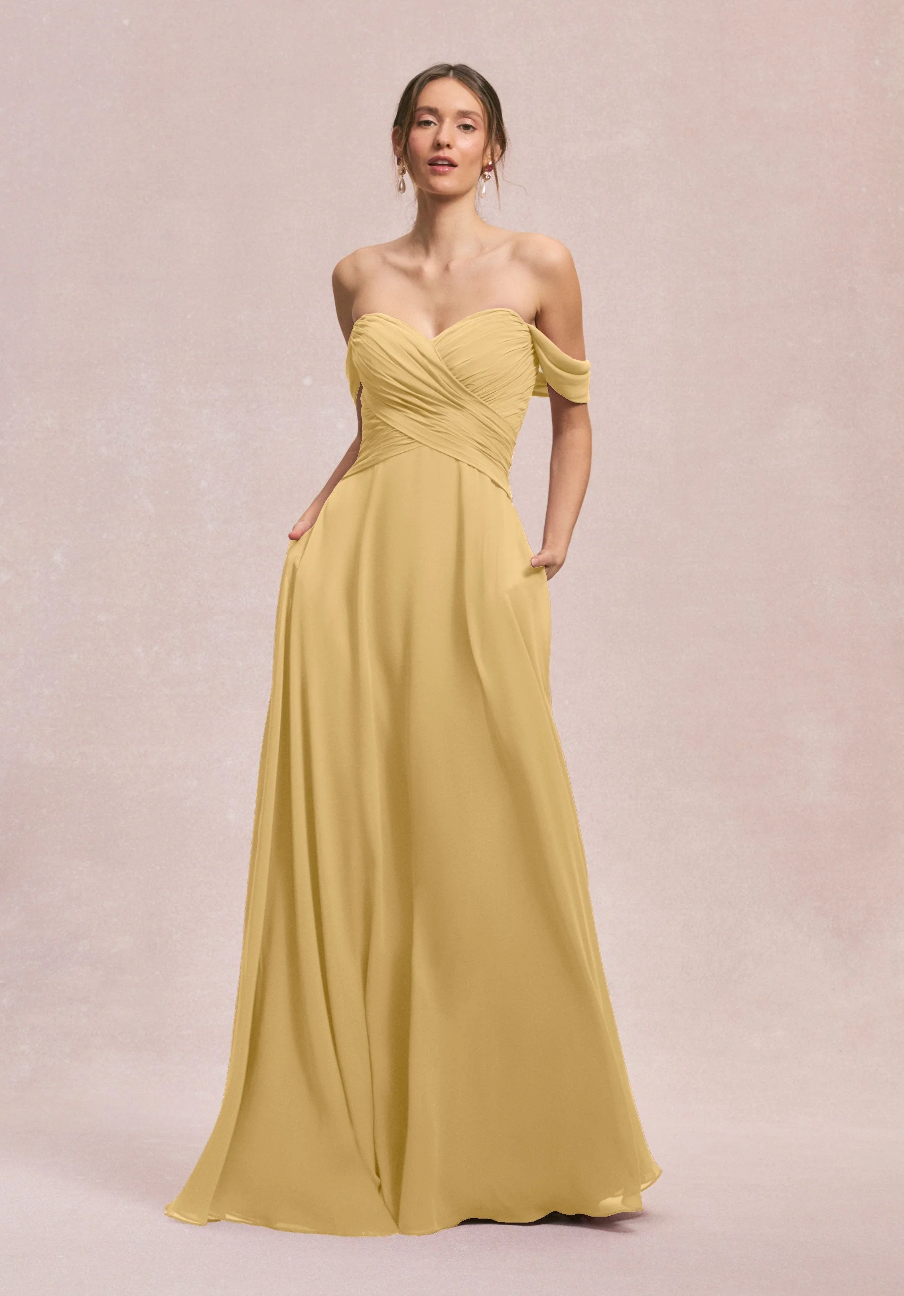 Ruched Sweetheart A-line Bridesmaid Dress - Image 18
