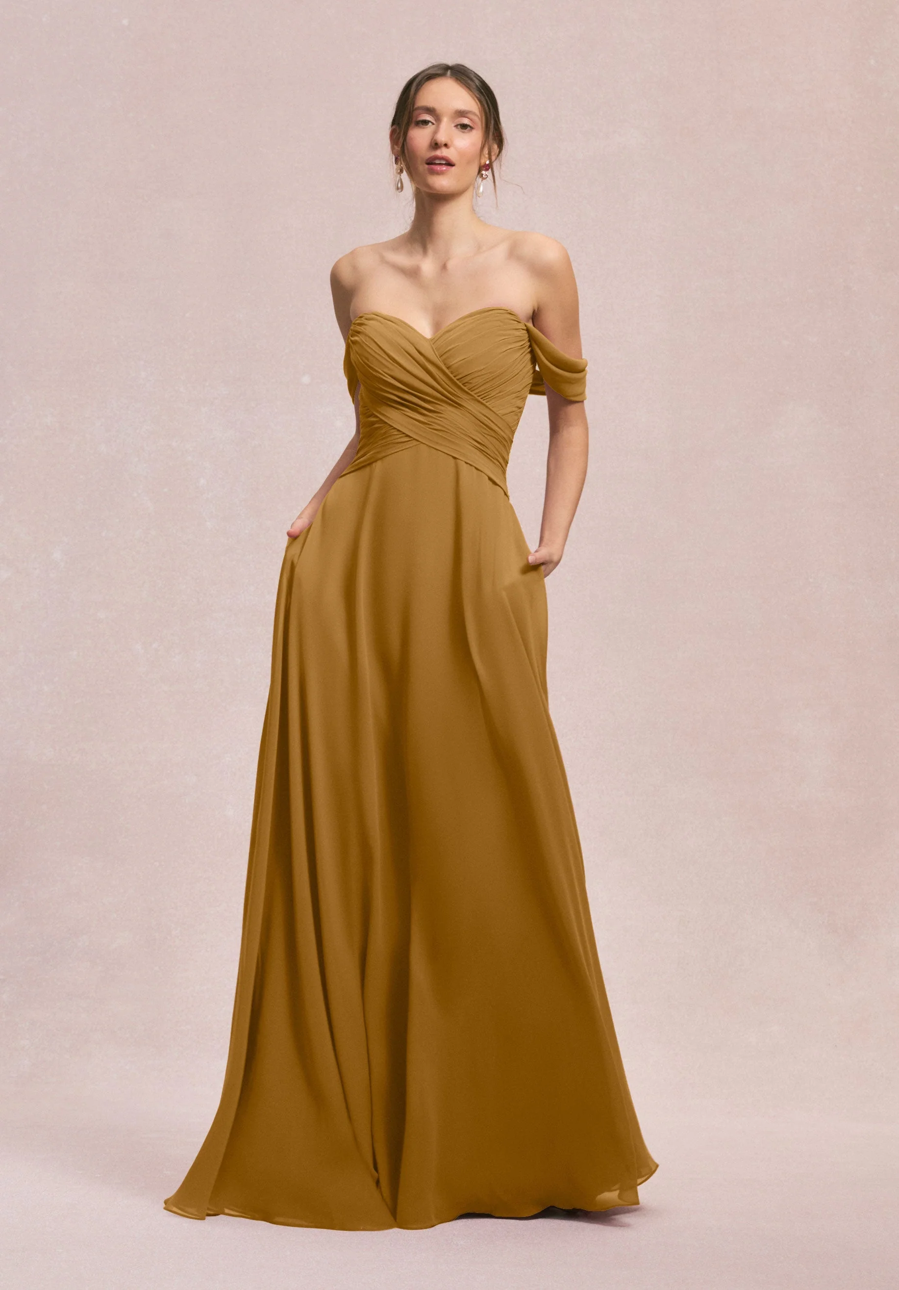 Ruched Sweetheart A-line Bridesmaid Dress - Image 46